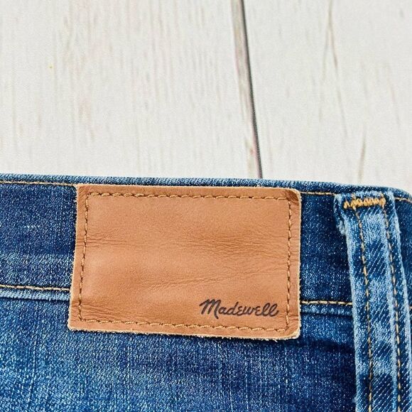 Madewell 9” High Rise Skinny  Factory Destroyed Jeans Size 27 - Picture 9 of 10